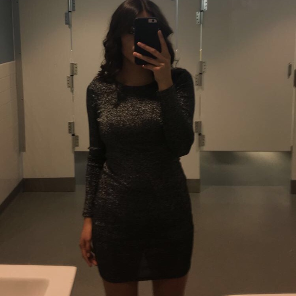 A Black Sparkly dress